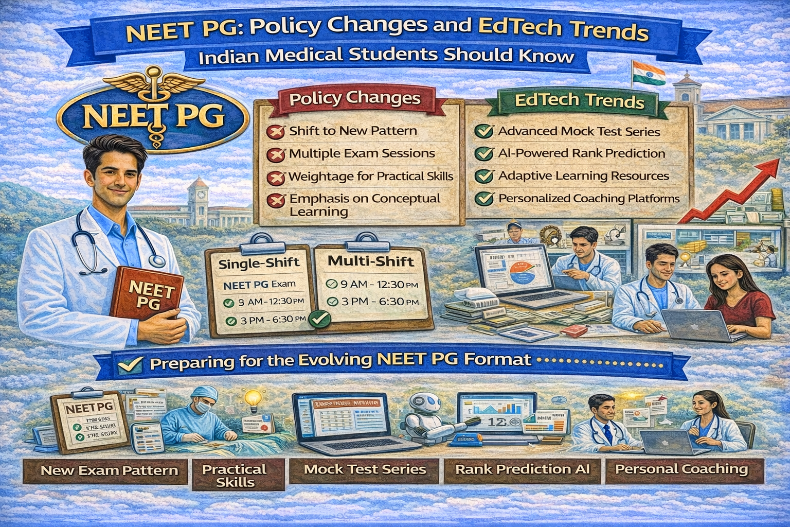 NEET PG: Policy Changes and EdTech Trends Indian Medical Students Should Know